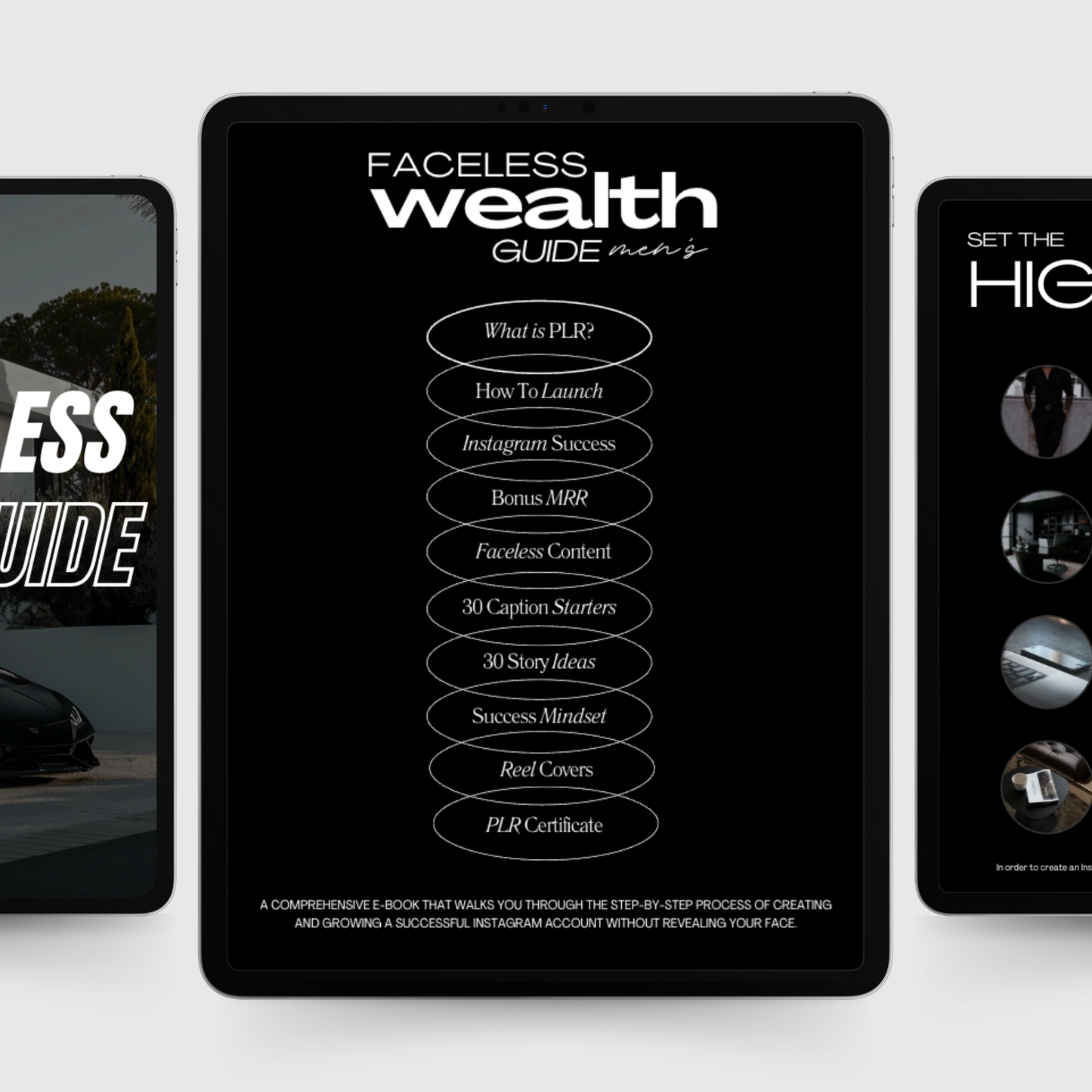 The Faceless Wealth Guide - For Men